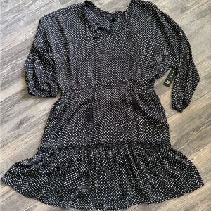 Tribal Polka Dot layered dress